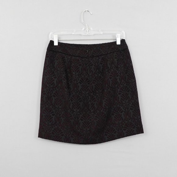 Ann Taylor Loft‎ Women Skirt Burgundy 2P - Picture 3 of 5